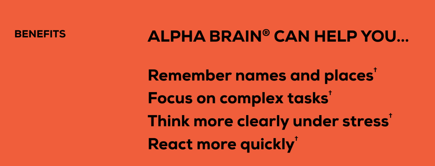 Onnit Alpha Brain Supplement Product Page