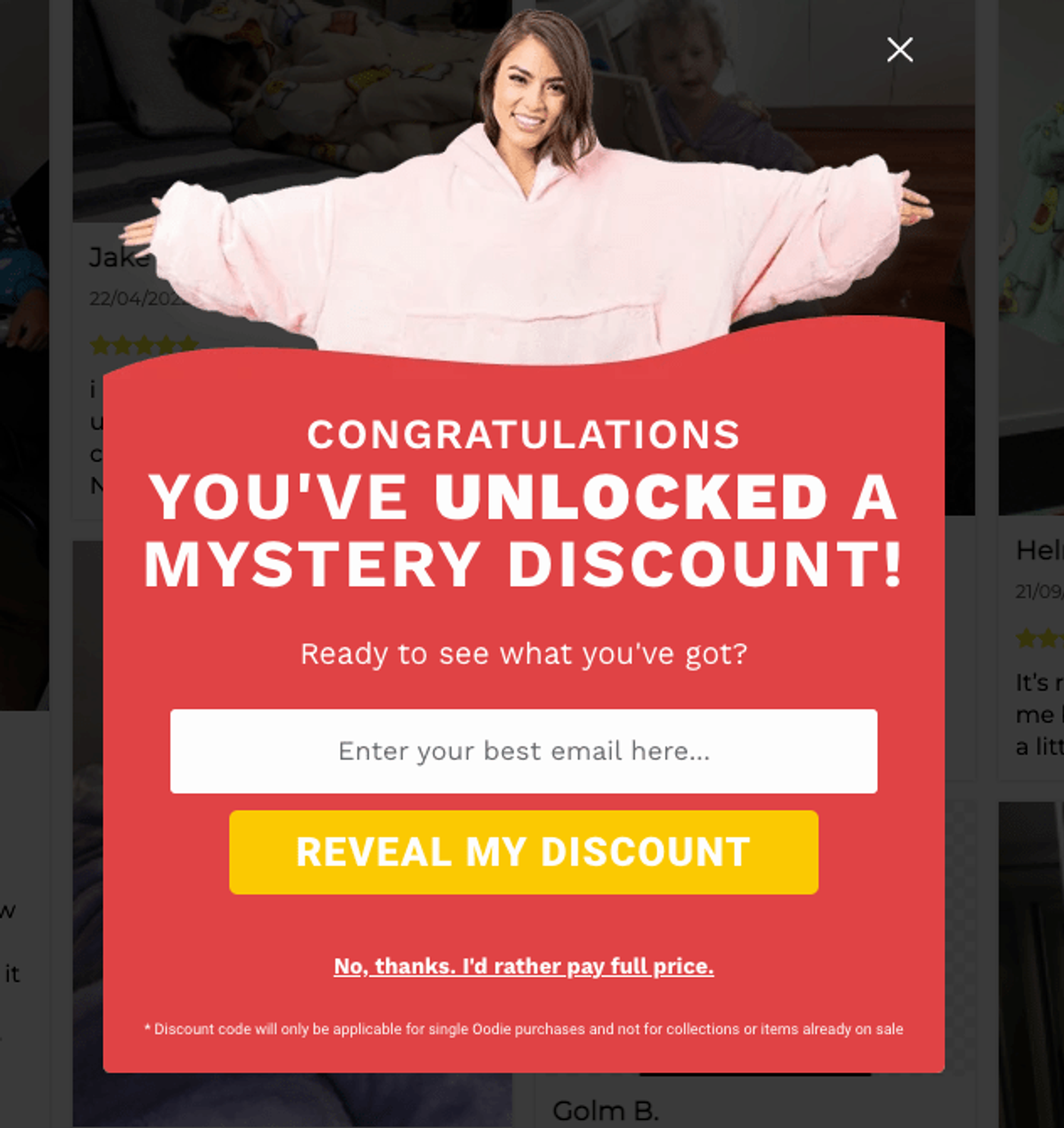 Oodie Popup