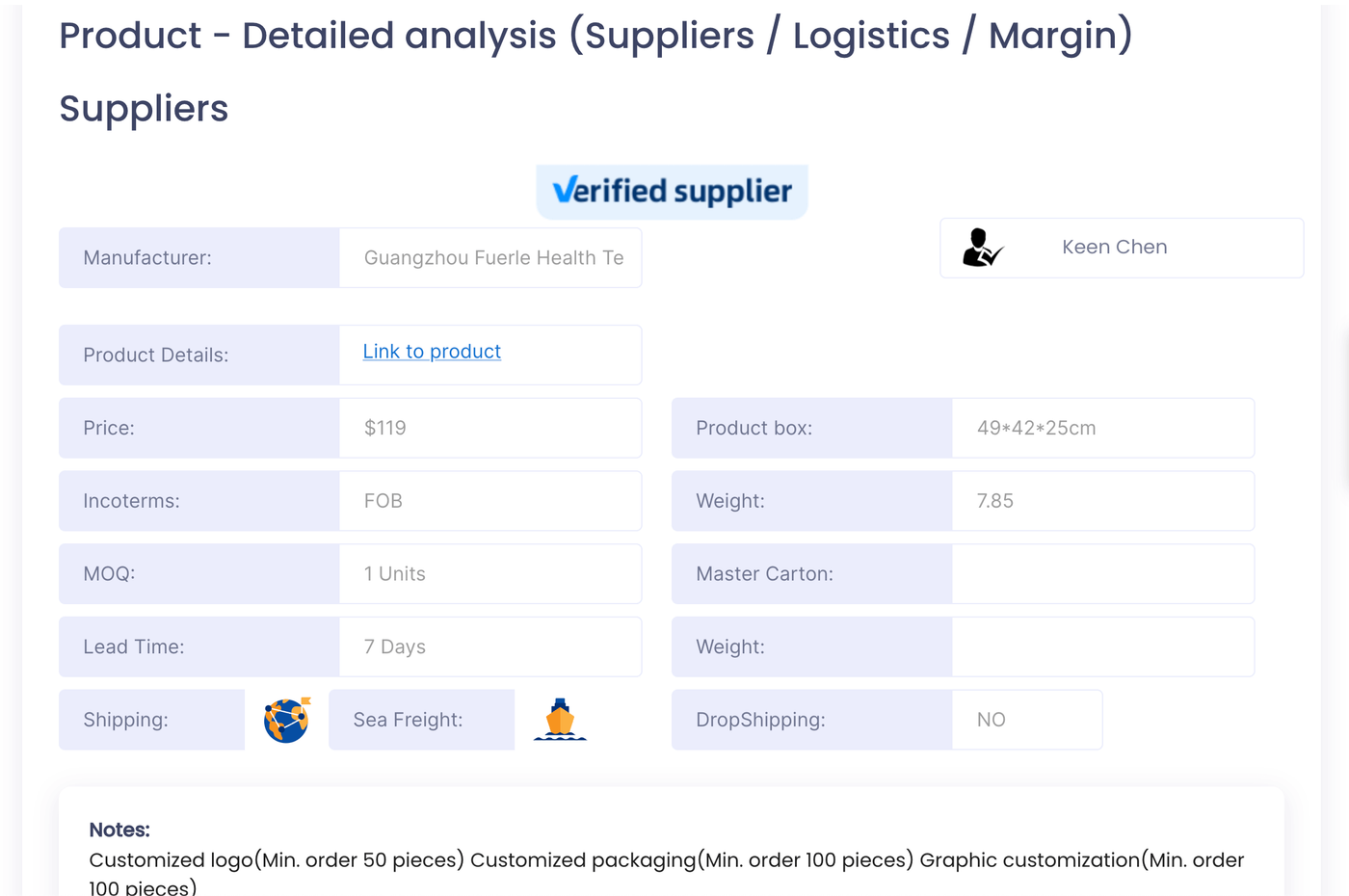 Trend Rocket - Product - Suppliers