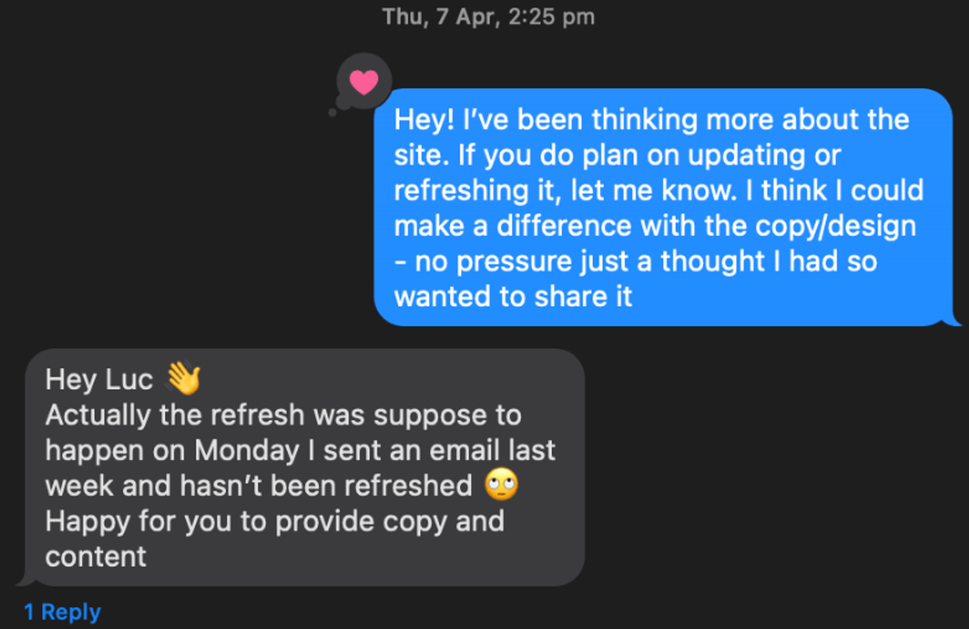 example client 1