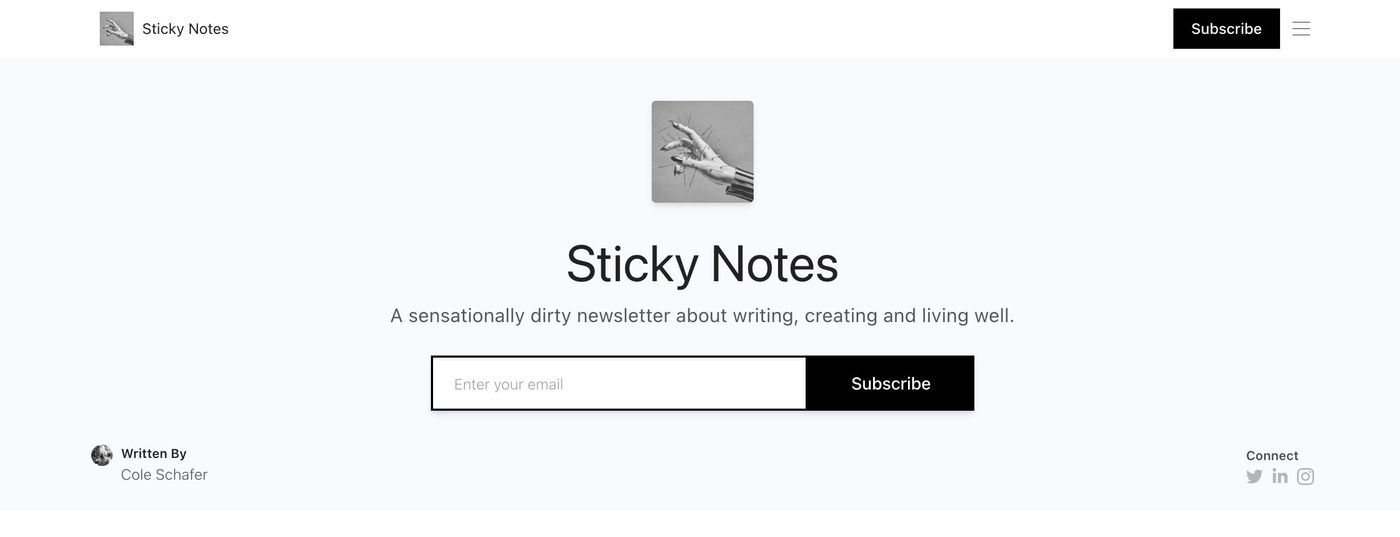 stick notes beehiiv