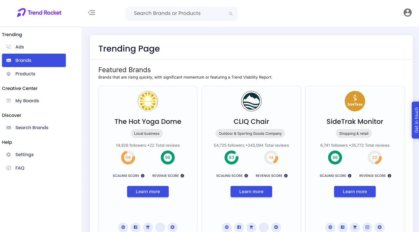 Trend Rocket - Trending Brands