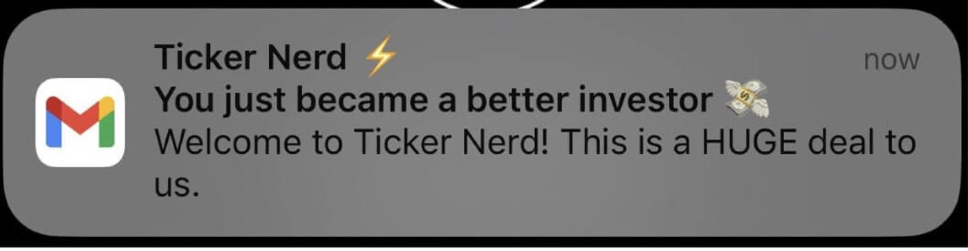 Ticker Nerd Emails