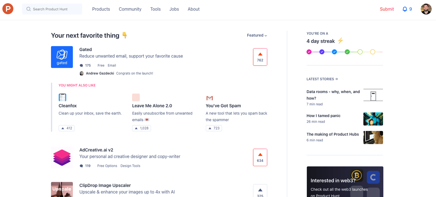 product hunt