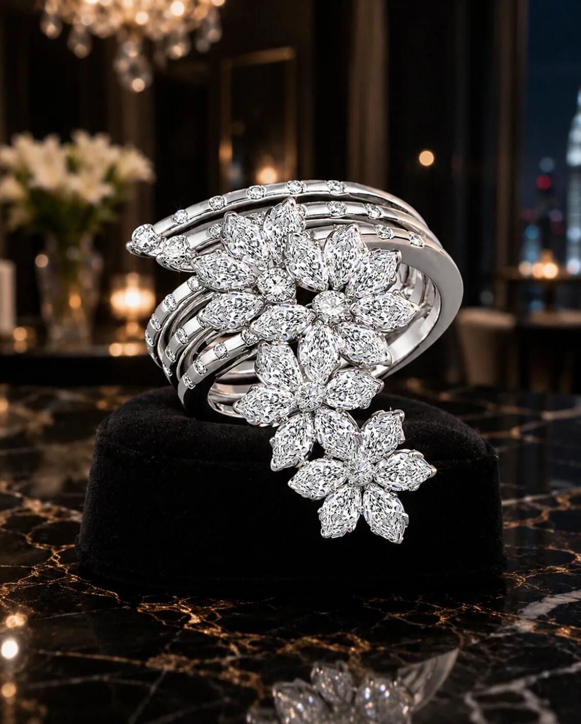 The Diamond Daisy Ring