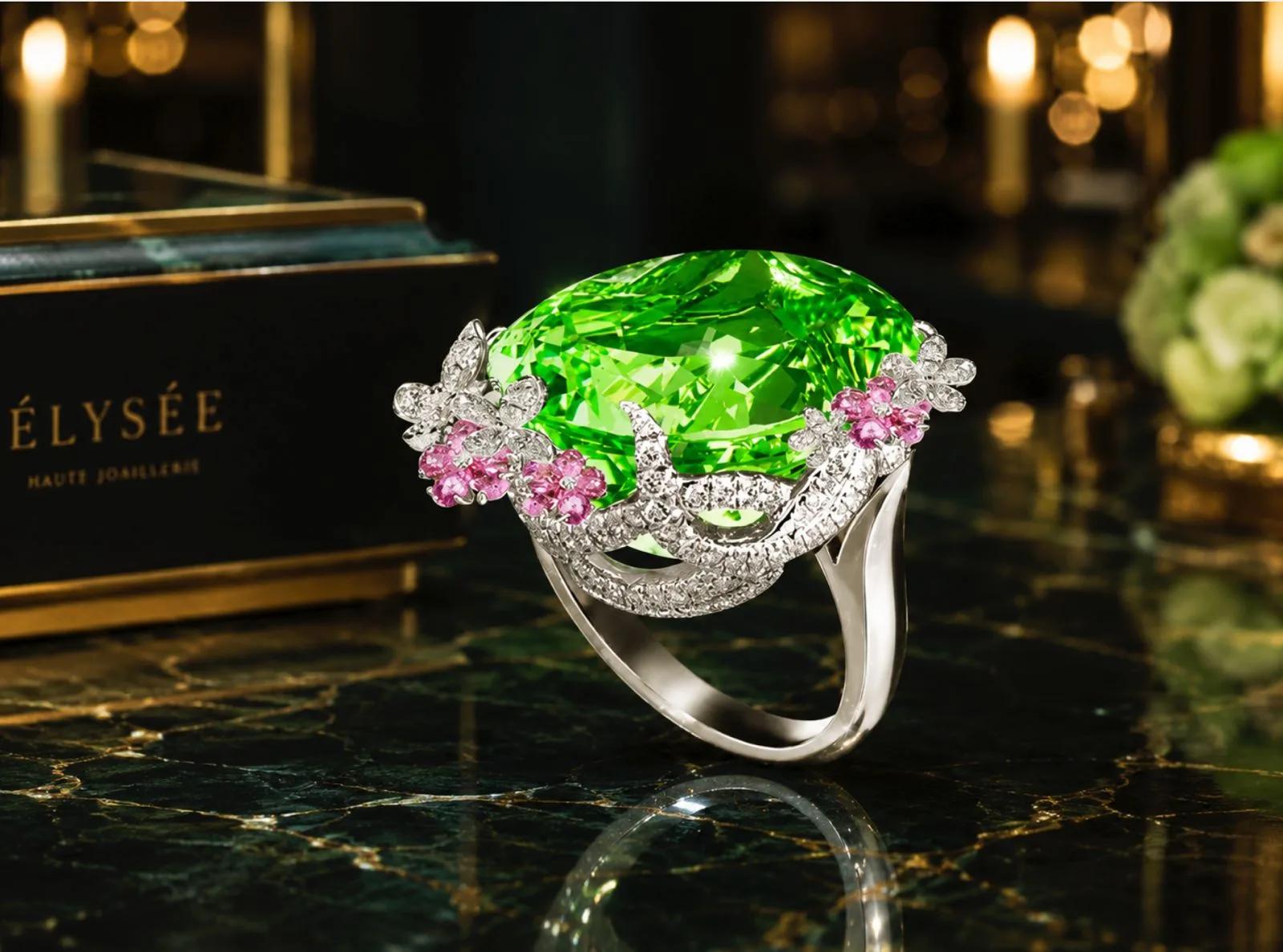 The Paraiba Tourmaline Bloom Ring
