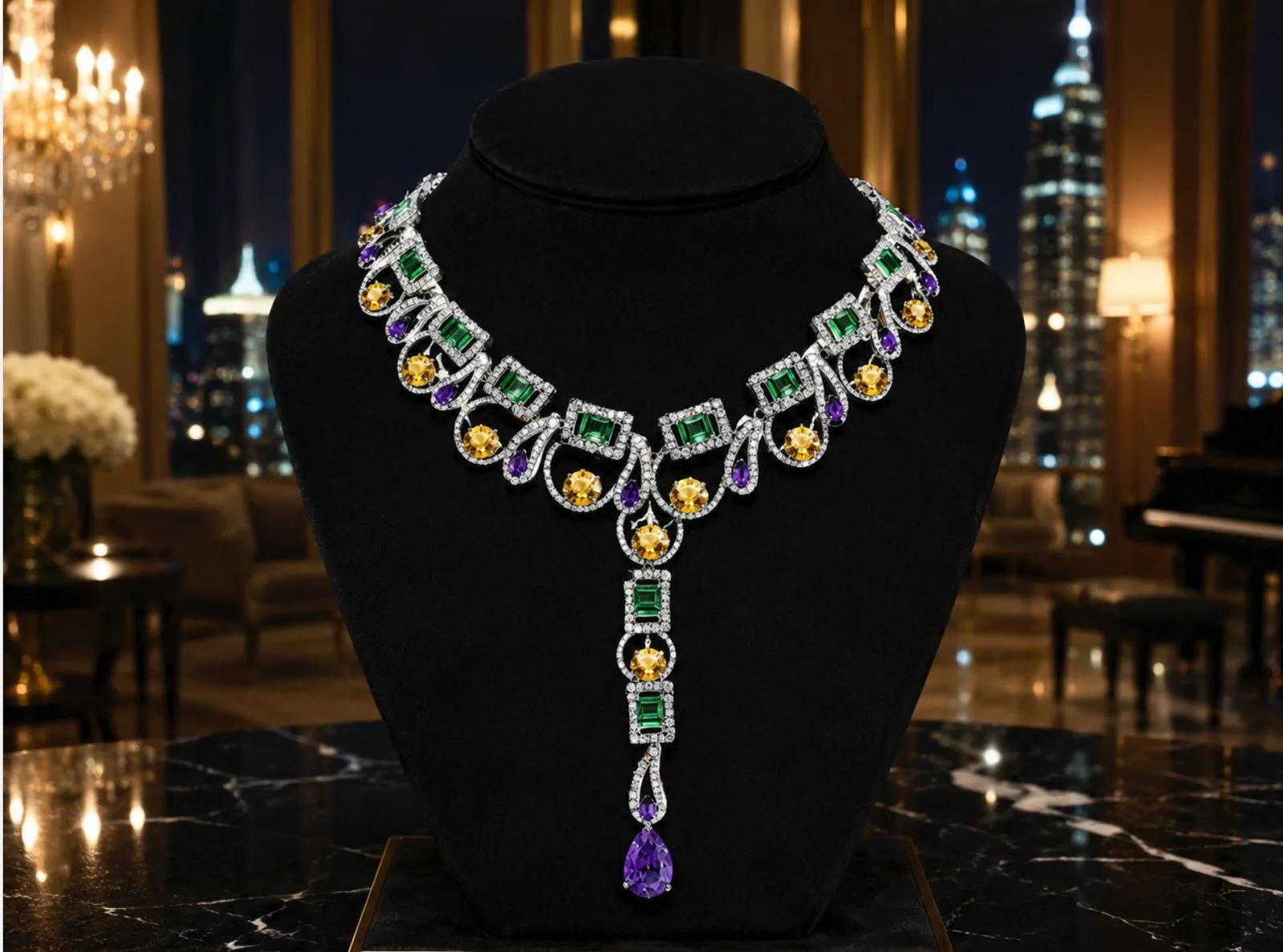 The Jewel Garland Necklace