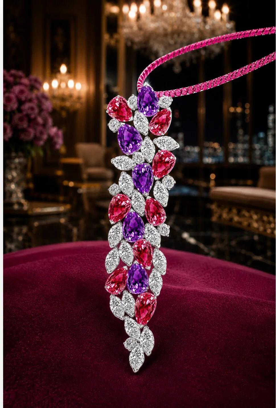 The Orchid Cascade Pendant