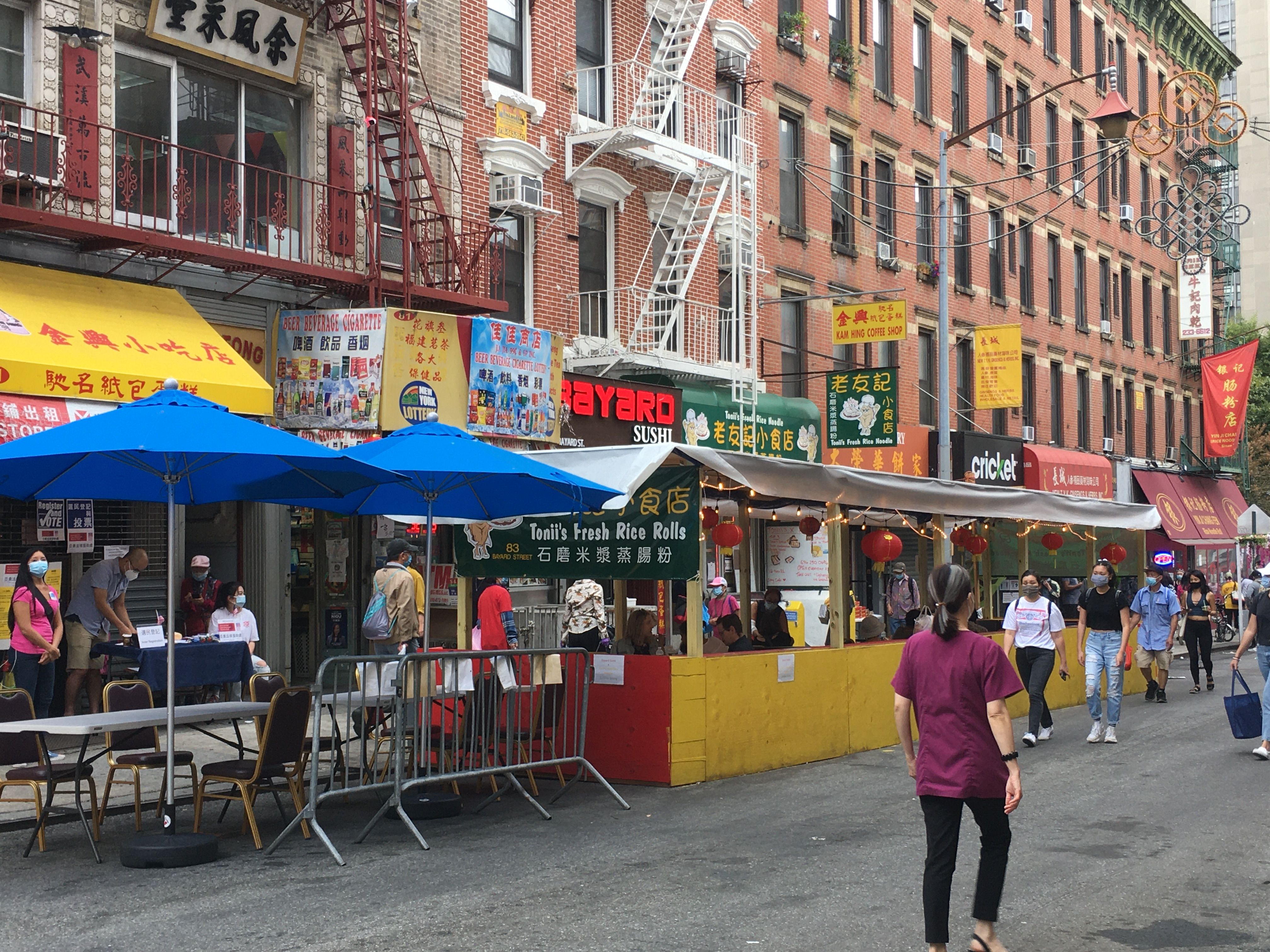 Street dining during the Covid-19 pandemic