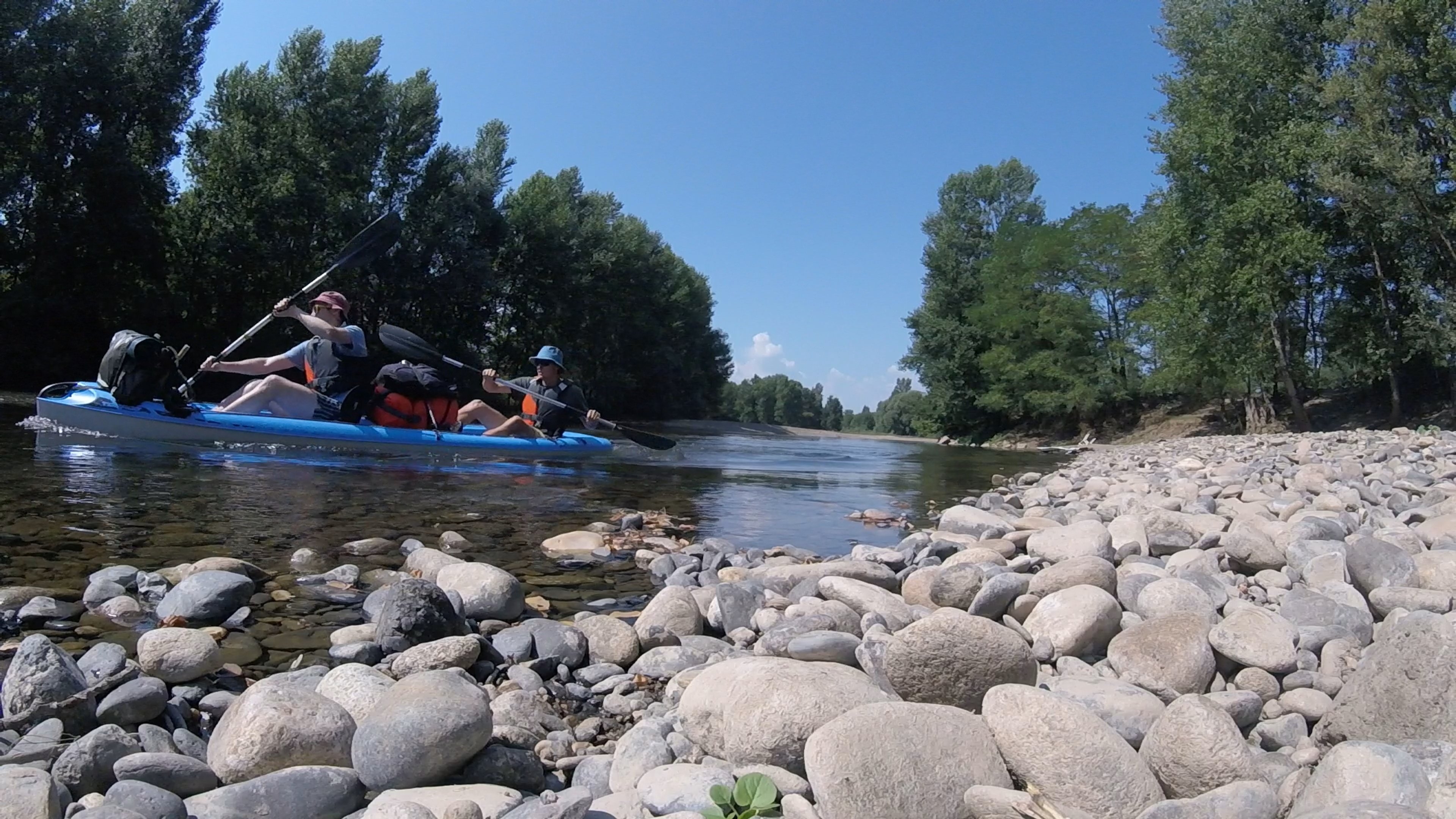 En canoë sur l’Allier