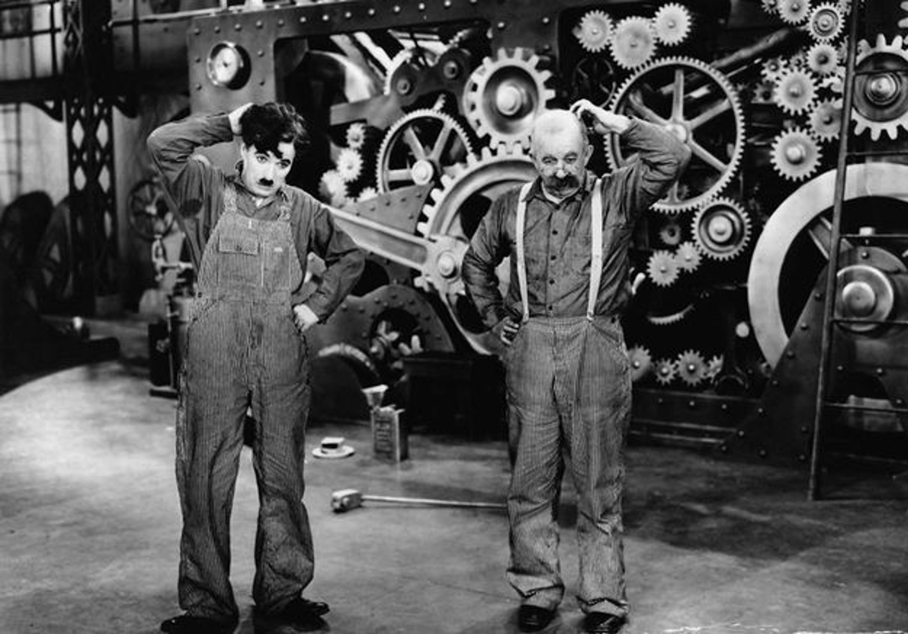 Les temps modernes, Charlie Chaplin