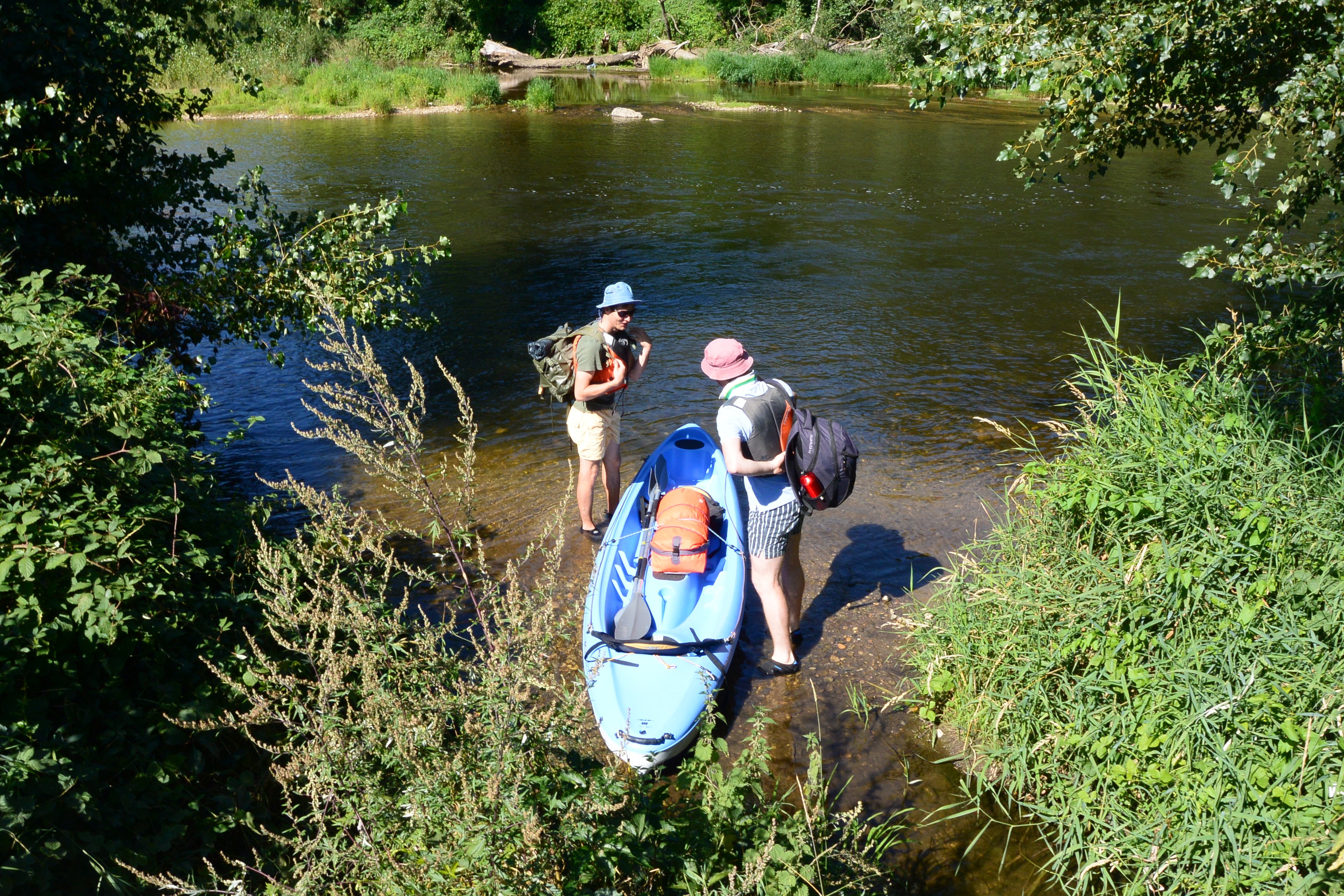 En canoë sur l’Allier