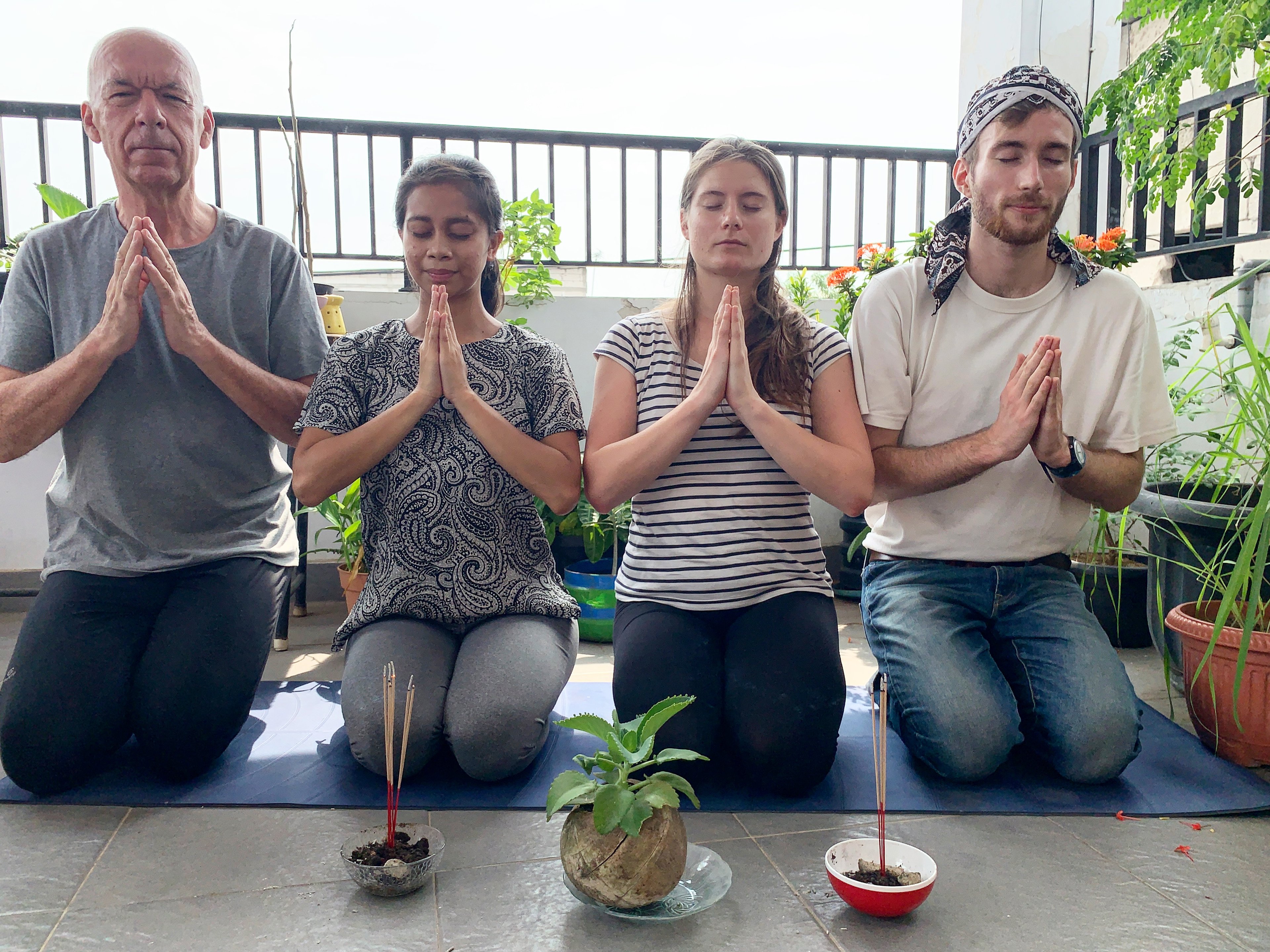 Photo de campagne pour notre levée de fond pour les jeunes que nous accompagnons via un challenge de 24H de méditation (Avril 2020) - © Romain Mailliu