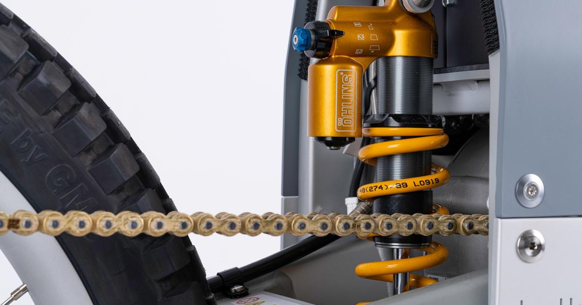 Öhlins aims for the world’s first zeroemission motorcycle suspension