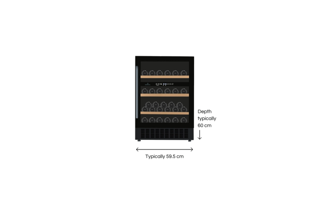 Indbyggede og integrerbare vinkøleskabe | Wineandbarrels