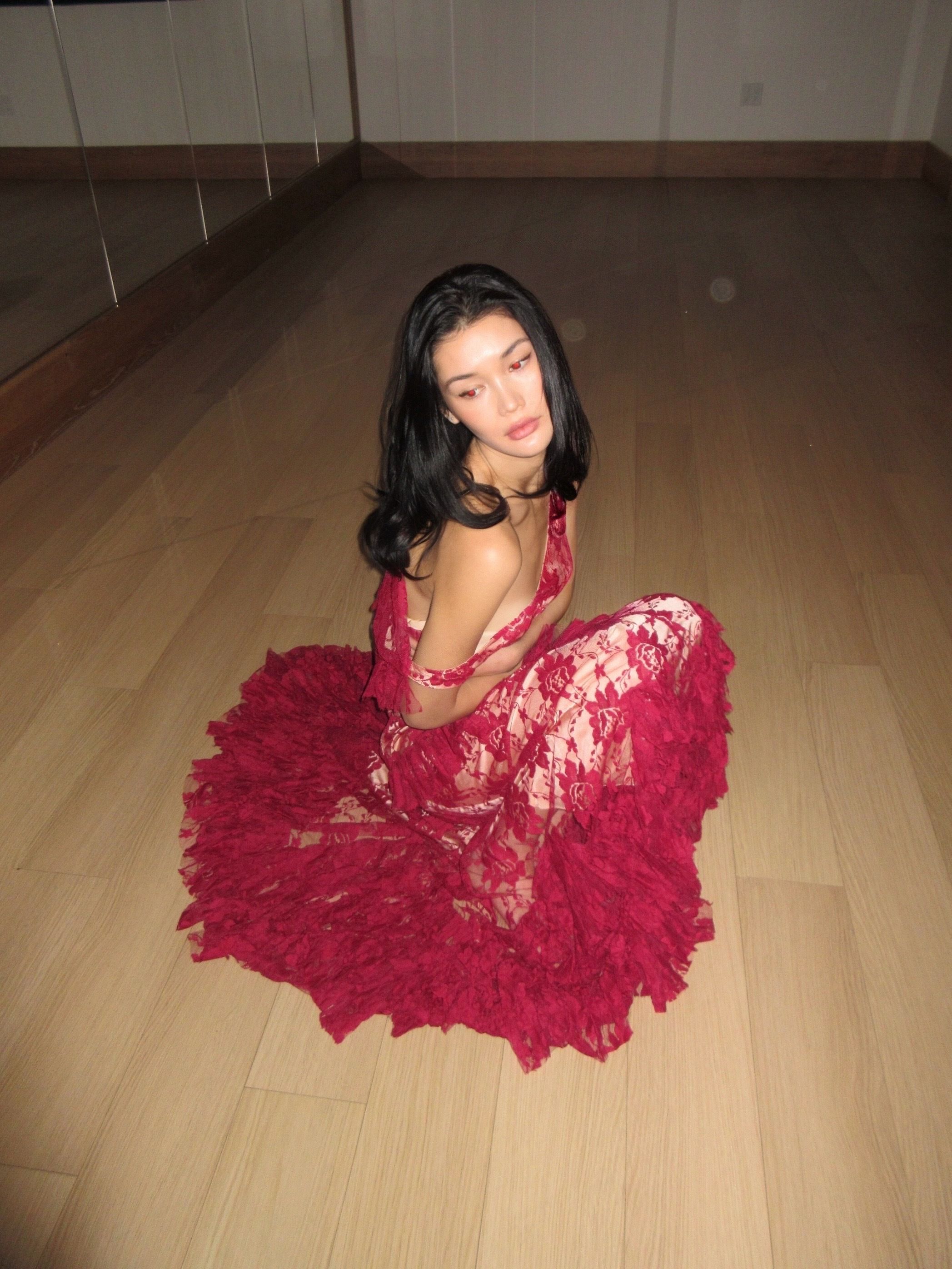 Scarlet Seduction — John Galliano's 1998 Red Lace Dress