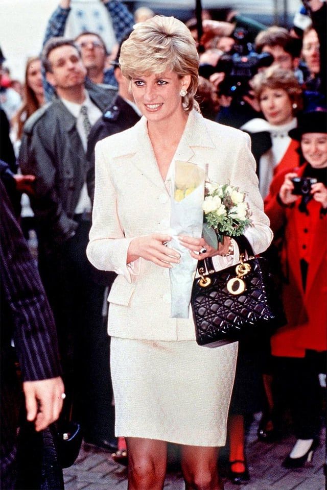 Lady Diana with the Lady Dior bag
