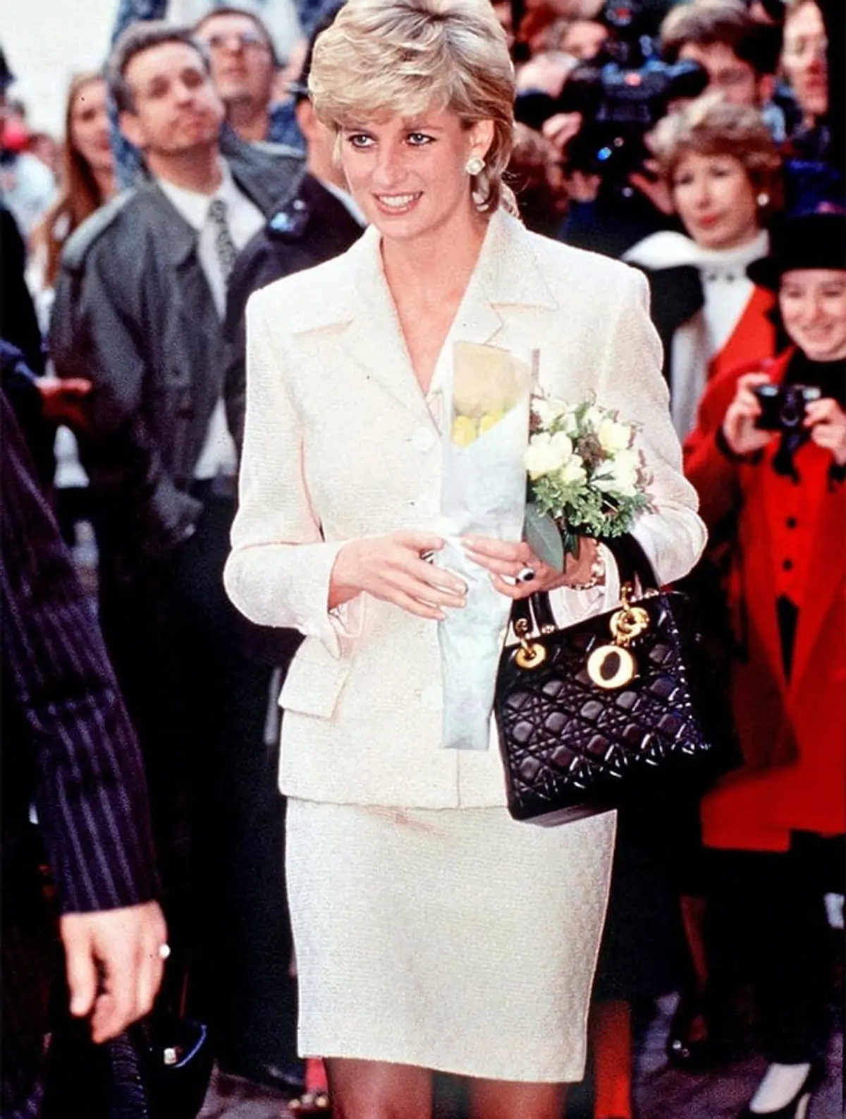 Lady Diana with the Lady Dior bag