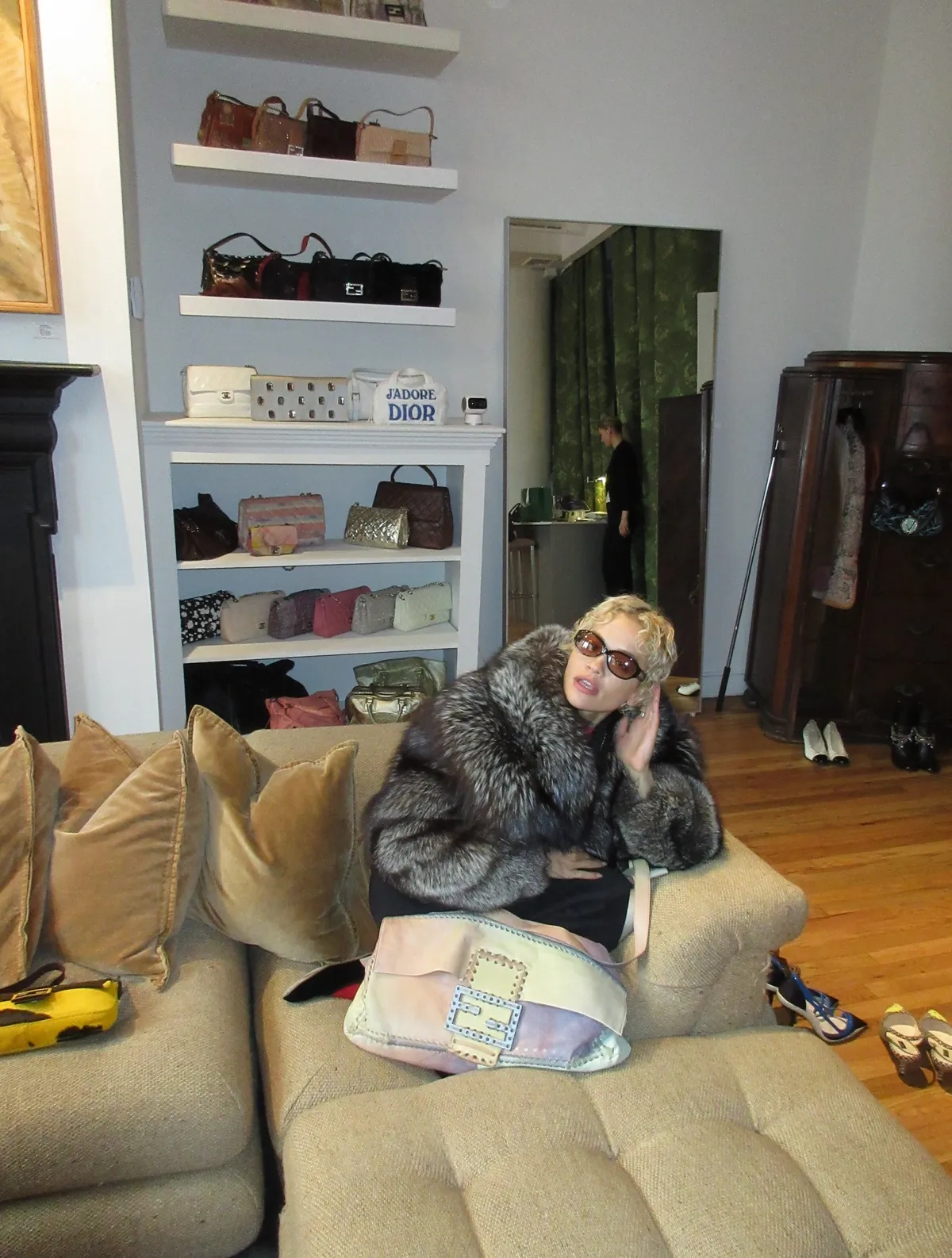 Rita Ora at the Into Archive showroom in NYC