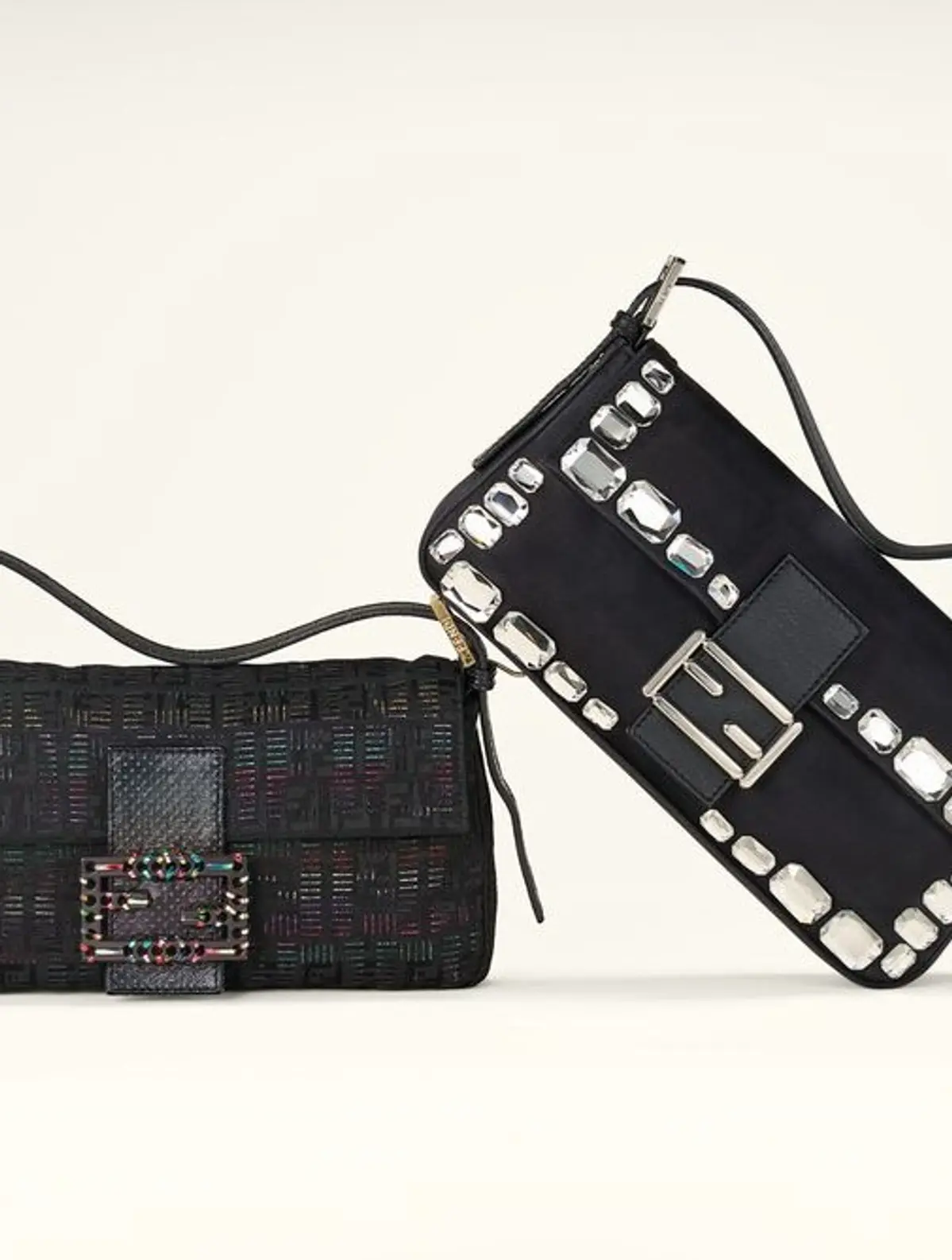 The exquisite hand-crafted textures of our vintage Fendi Baguettes curated for the global stage.