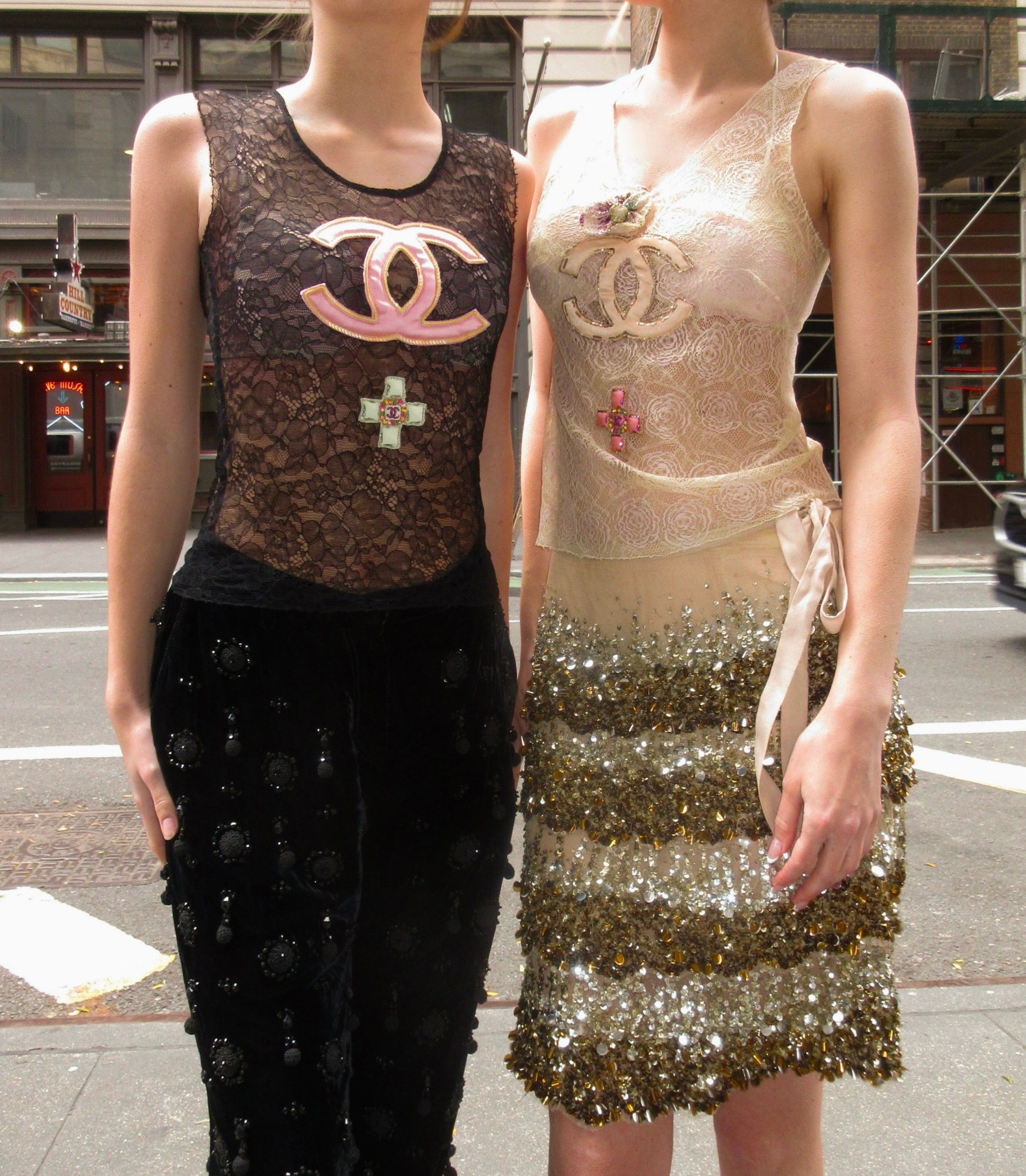 Double the Lace, Double the Glam: Chanel Cruise 2004