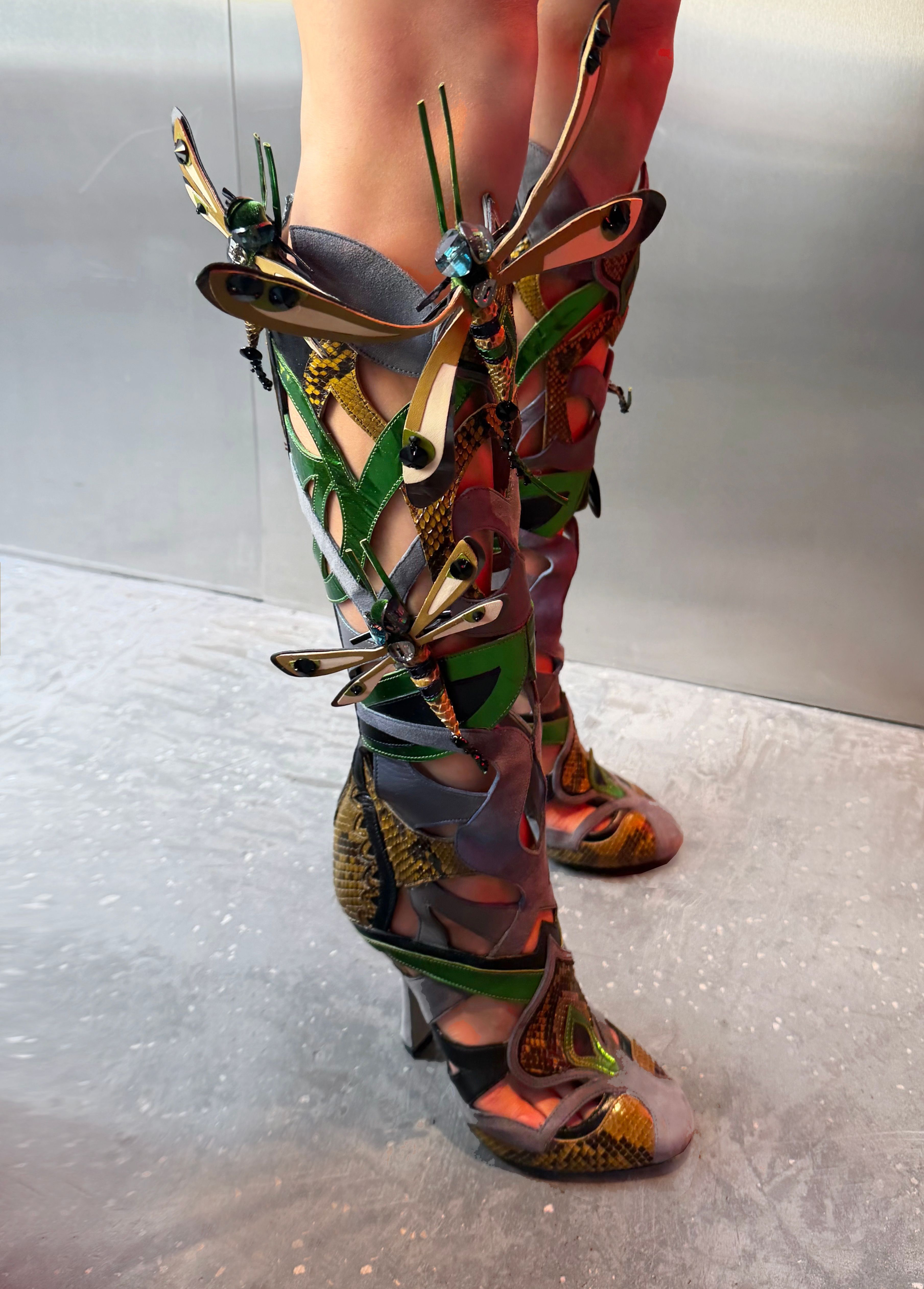Miu Miu 2008 Dragonfly Boots: When Footwear Became Fantasy
