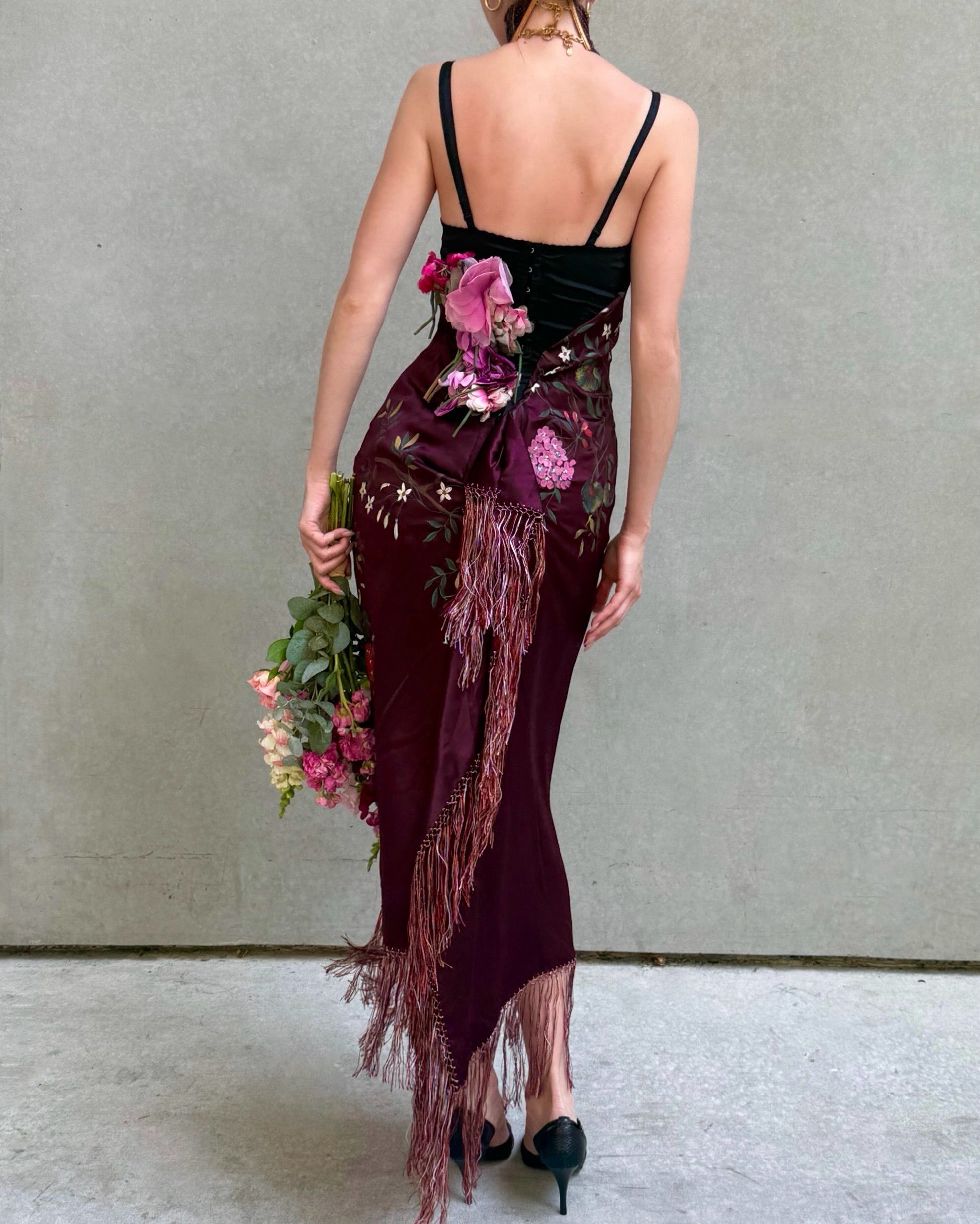 Dolce and Gabbana FW 1998 Floral Dress
