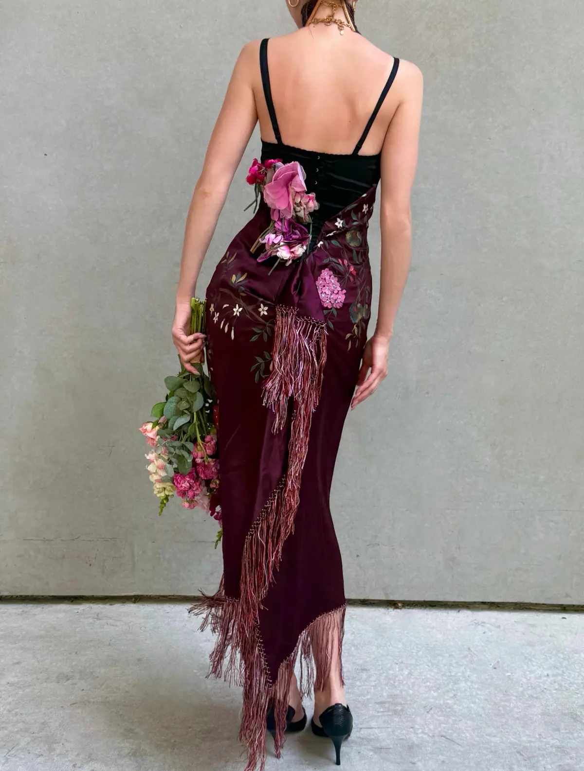 Dolce and Gabbana FW 1998 Floral Dress