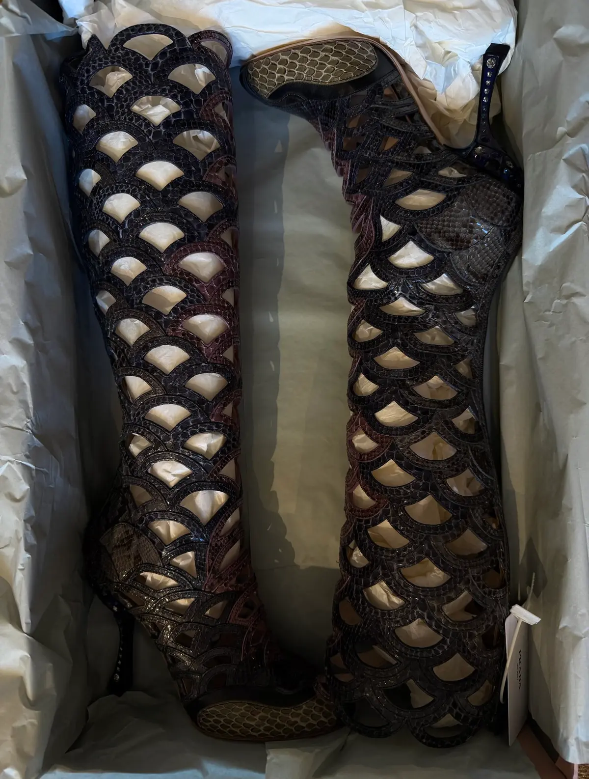 Miu Miu SS 2008 Python Boots