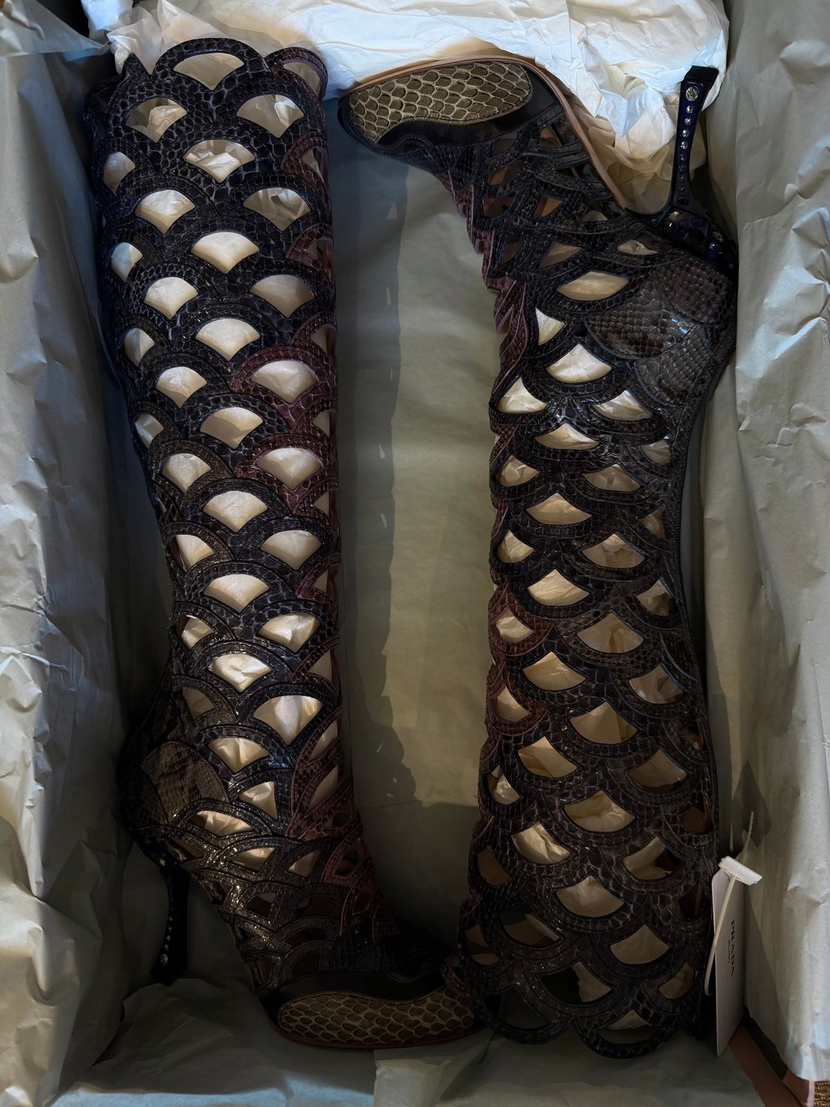 Miu Miu SS 2008 Python Boots