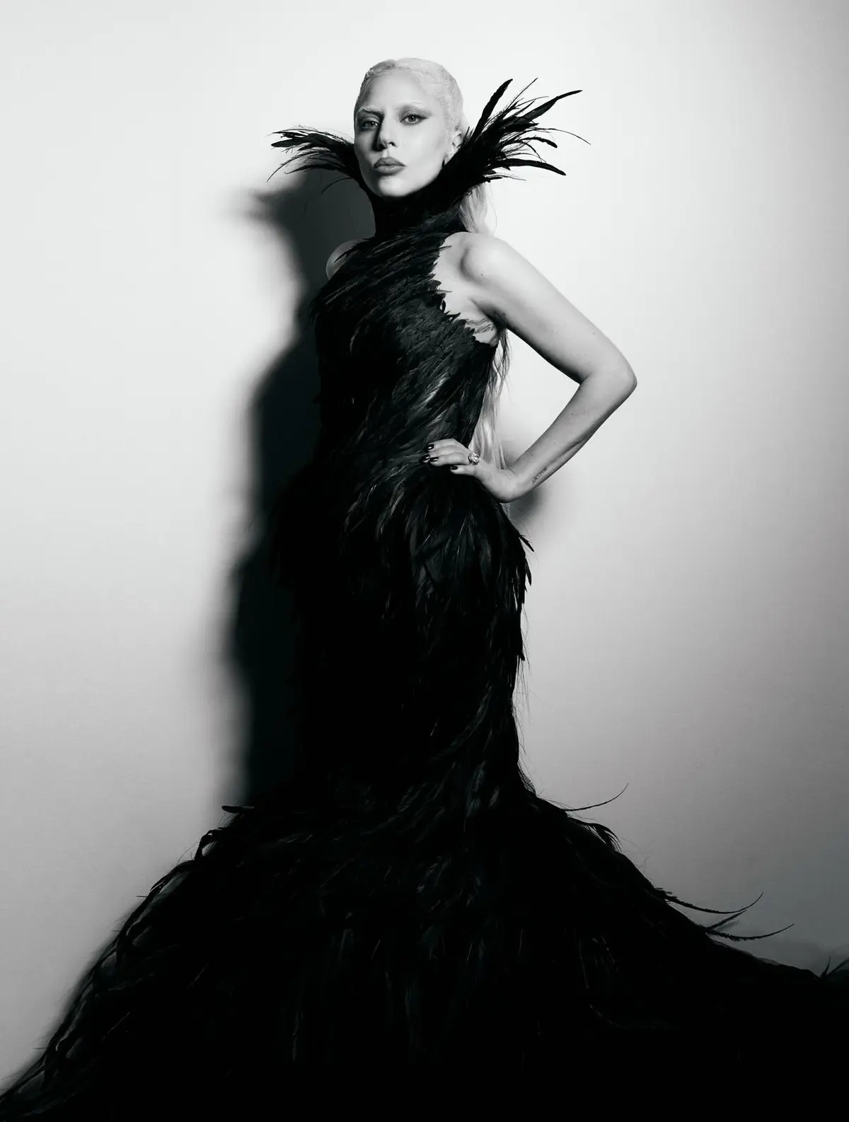 Lady Gaga embraced the brand's theatrical aesthetic at the 2026 Grammy Awards in a dramatic black feathered mermaid gown, proving Matières Fécales was made for pop's biggest icon.