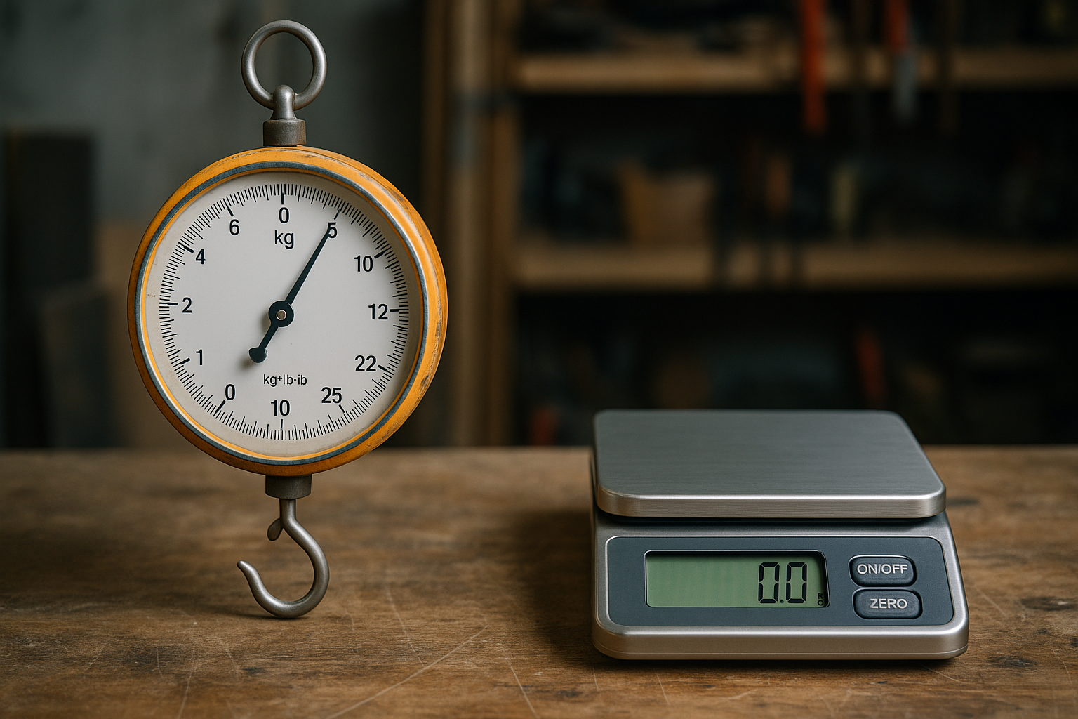 Spring Balance vs. Digital Scale | safelift