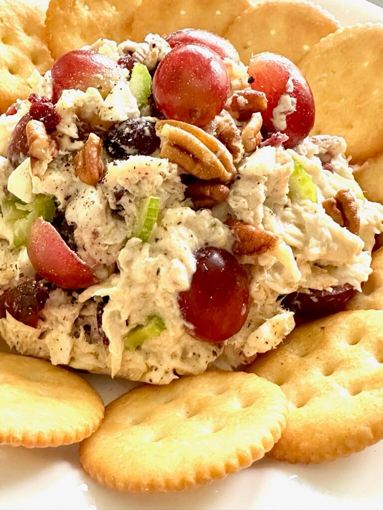 Aletia’s classic Southern chicken salad at a ladies’ luncheon