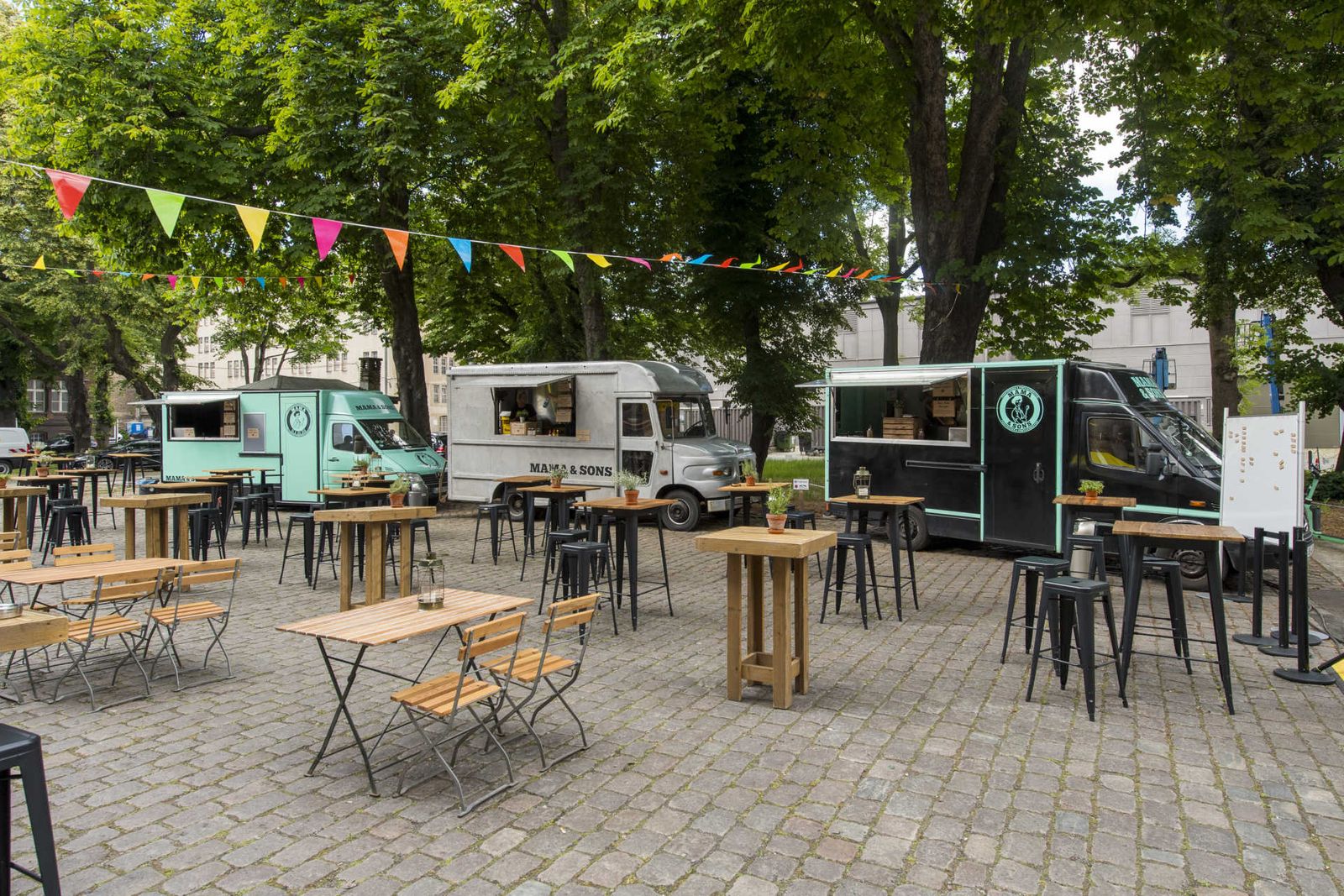 Eventlocation outdoor bereich Magazin heeresbaeckerei foodtrucks berlin  2