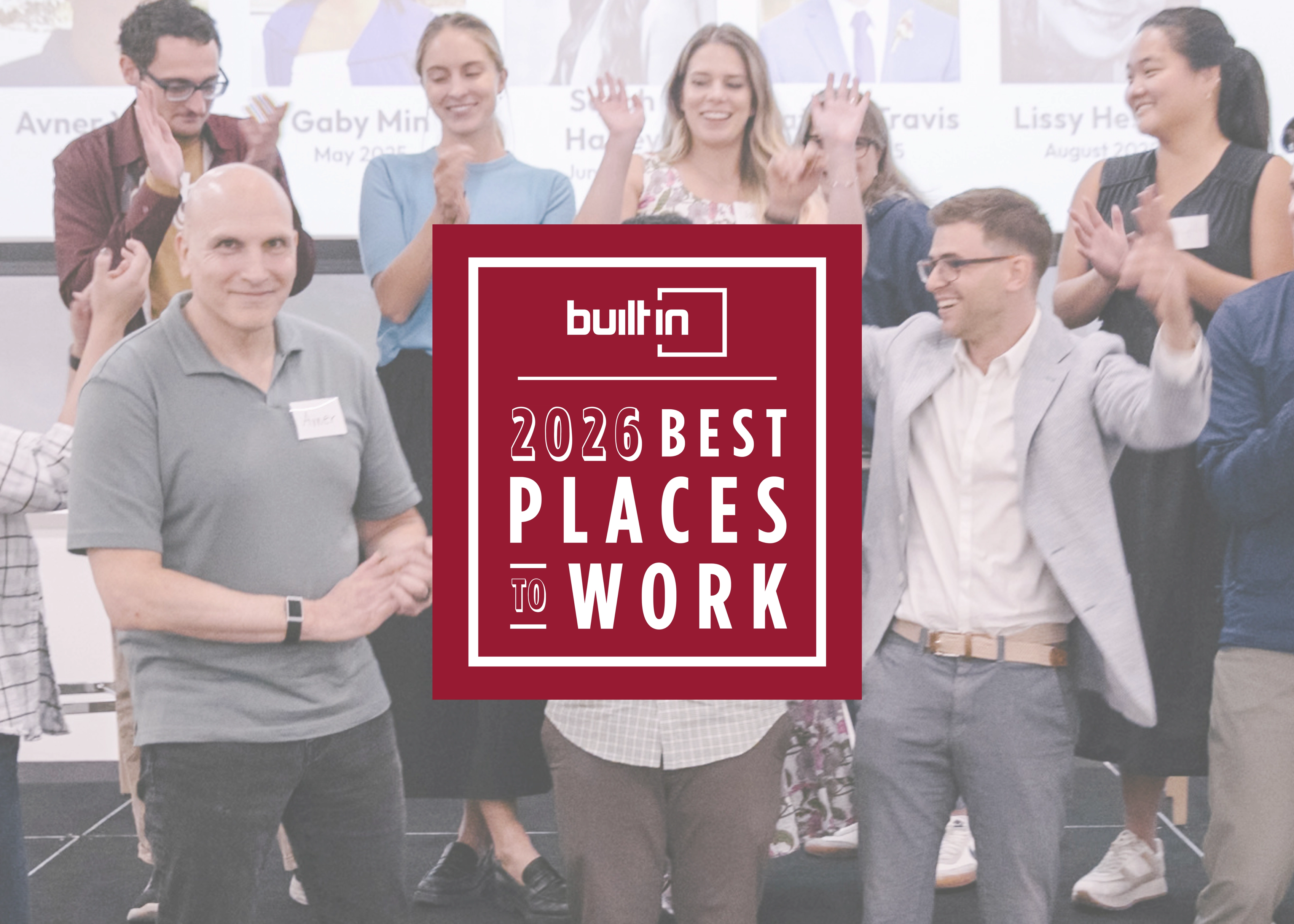 Built In 2026 Best Places to Work Award Winner