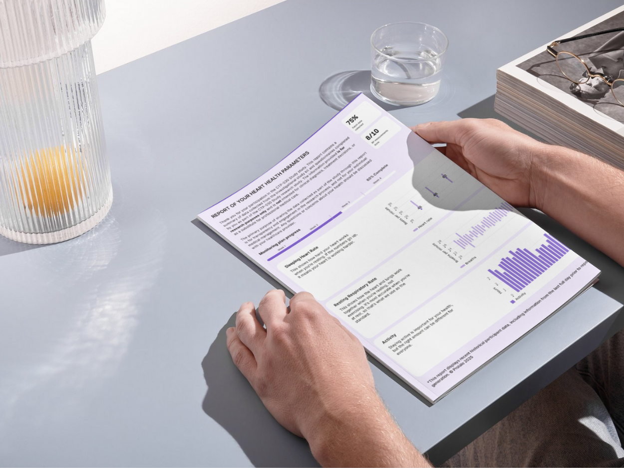 Patient Summary Report with Heart Health Parameteers