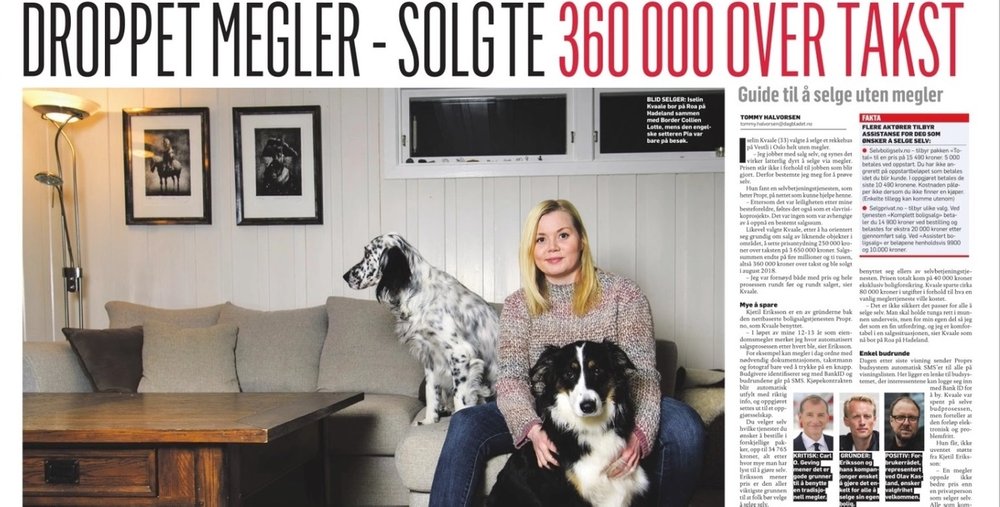 Sjekk ut Dagbladets guide til å selge bolig selv