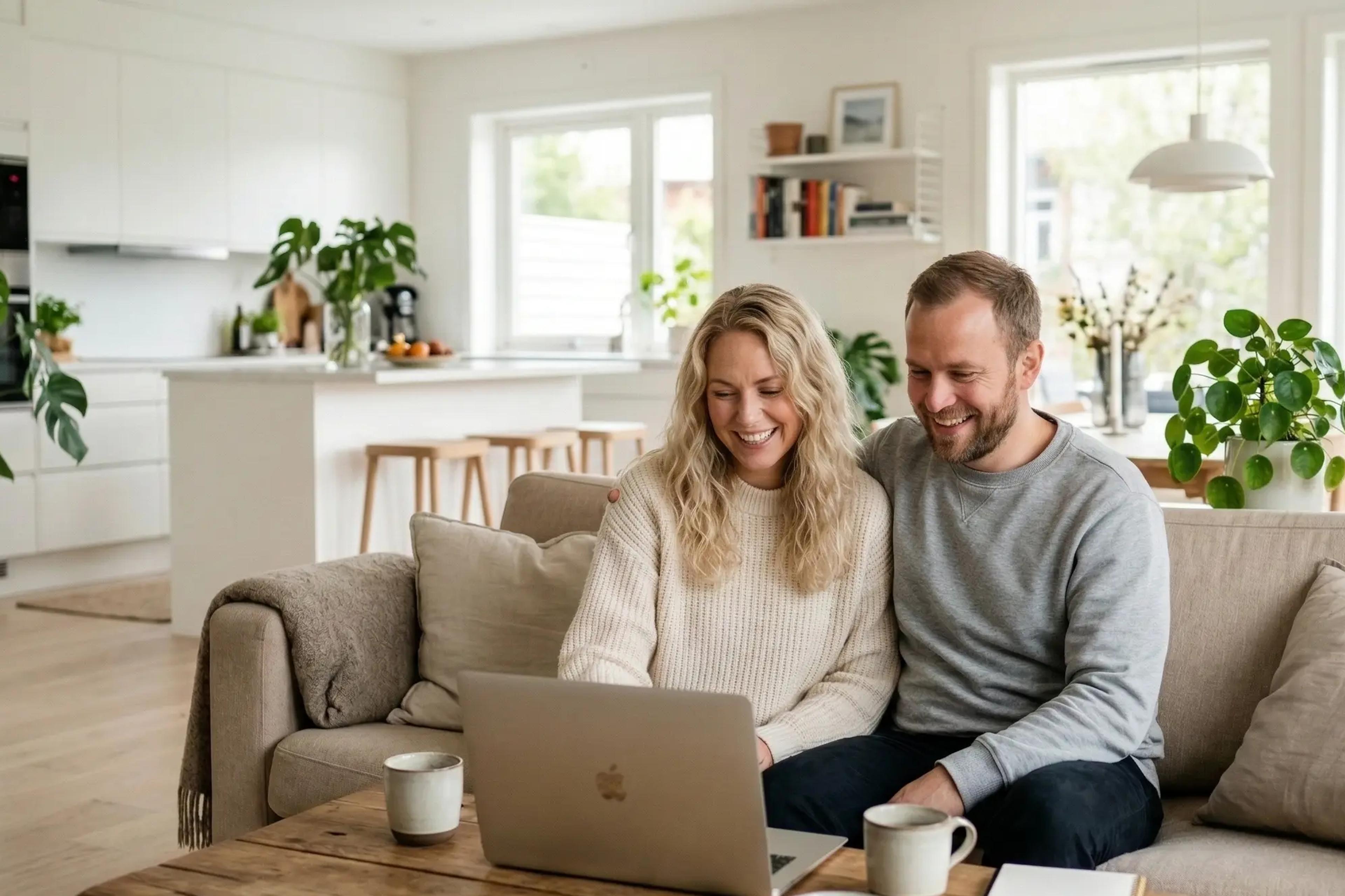 Par som selger bolig selv via Propr på mac