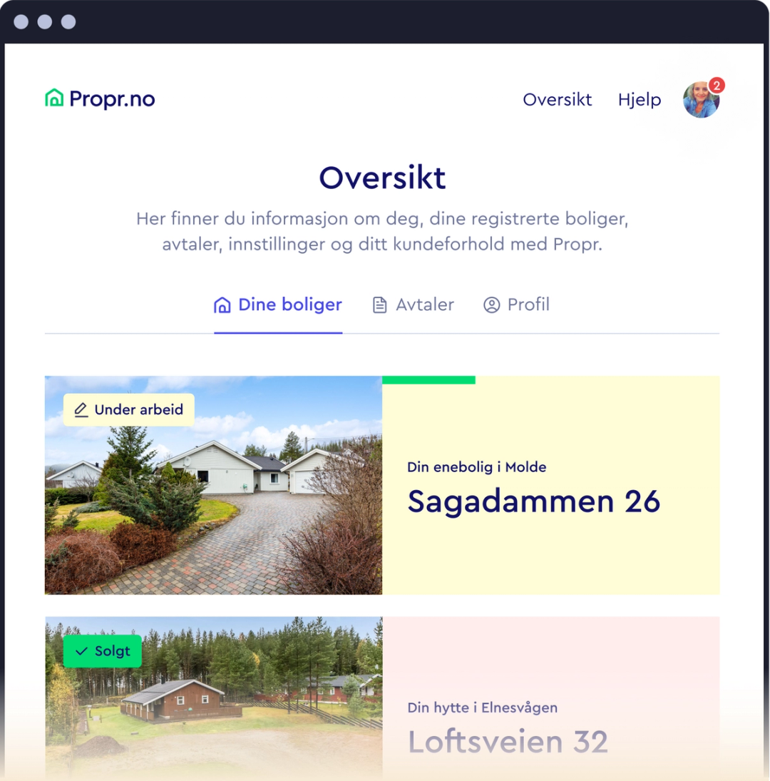 Slik fungerer Propr - selg bolig selv - Propr