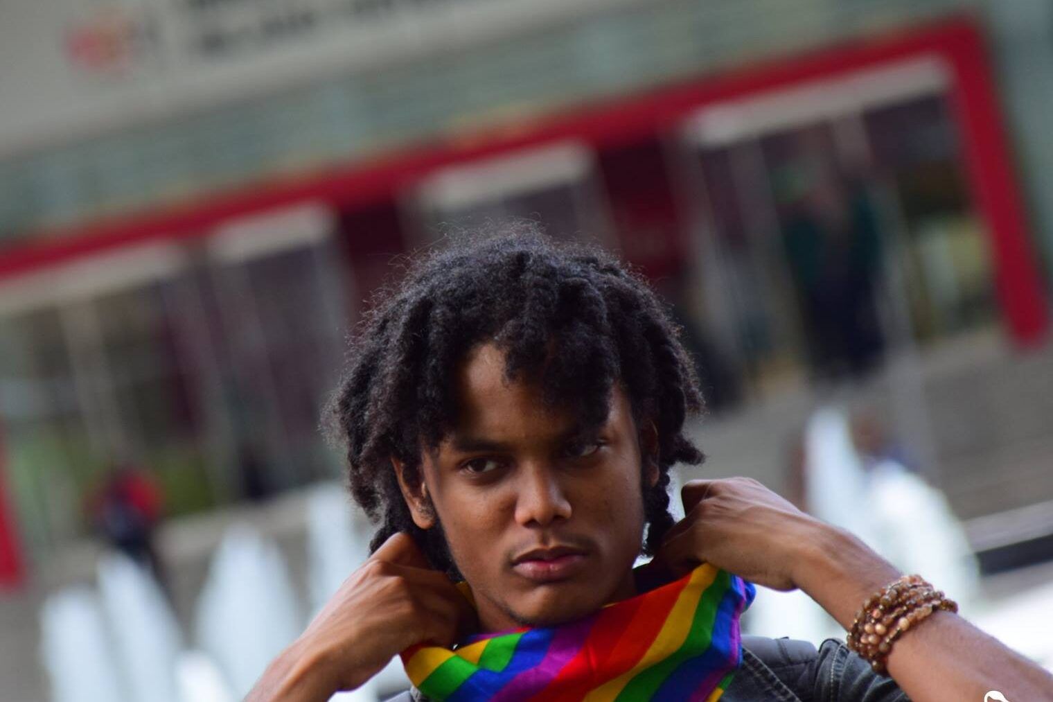 Portrait accompanying HARTT's LGBT+ Rights solidarity story.