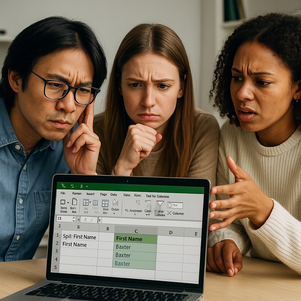 how to separate first and last name in excel​