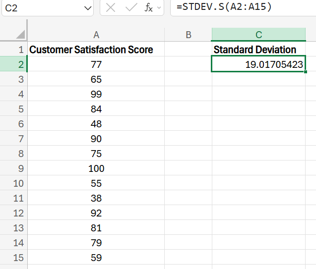 How to Calculate Standard Error in Excel?