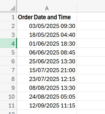 How to Remove Time from Date in Excel