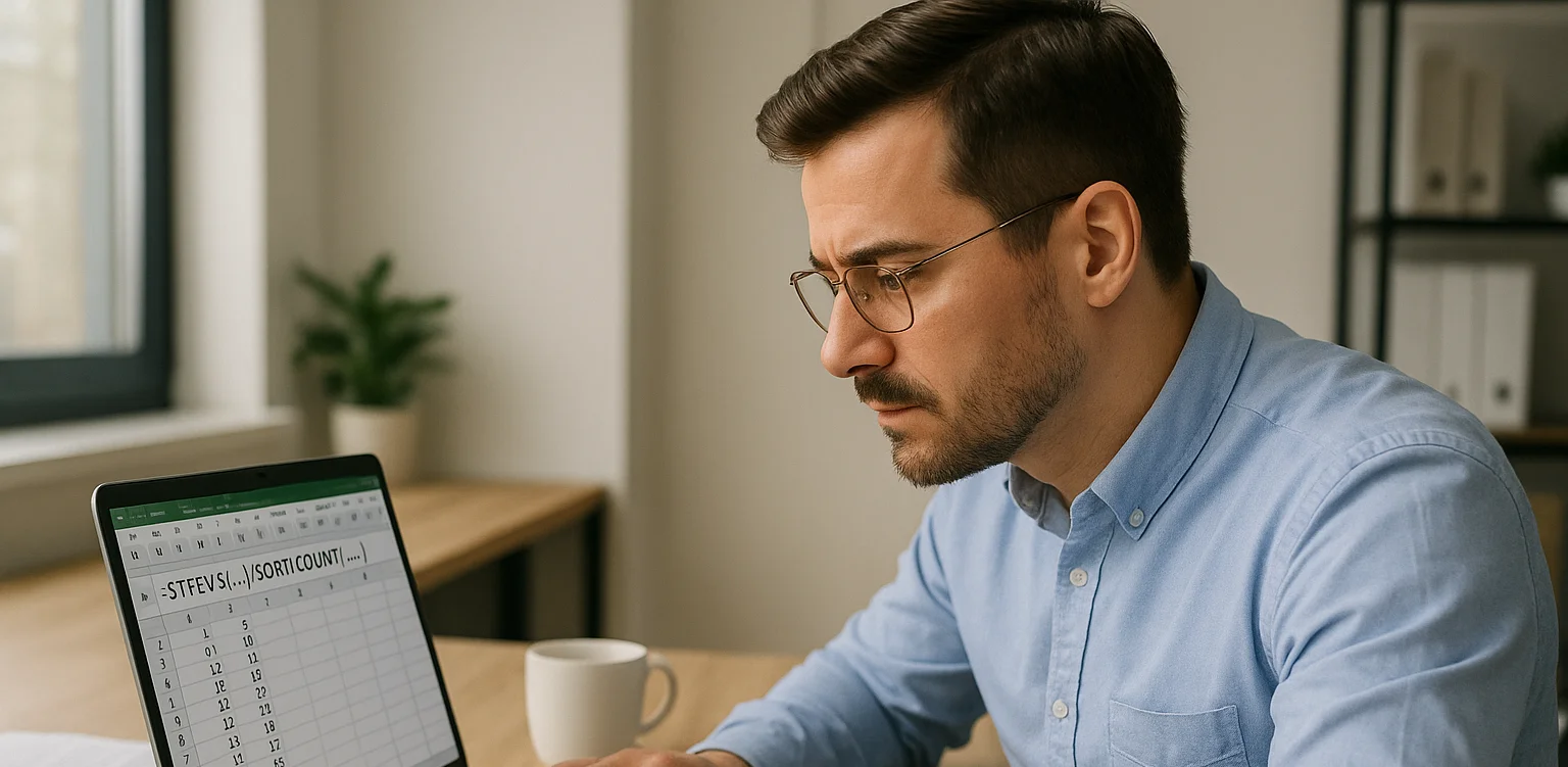 How to Calculate Standard Error in Excel?