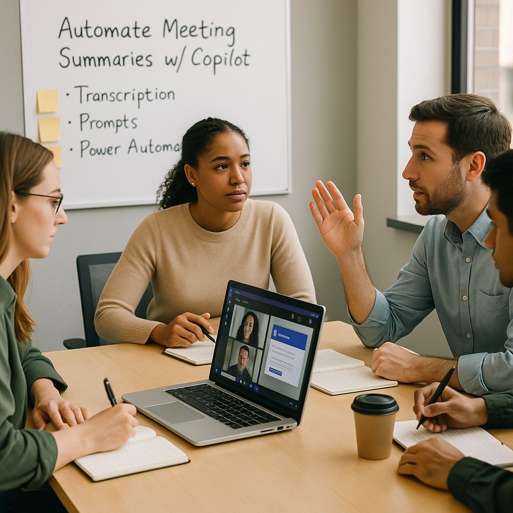 Automating Teams Meeting Summaries Copilot