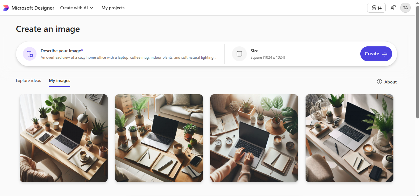 Generate Images with Copilot Visual Creator