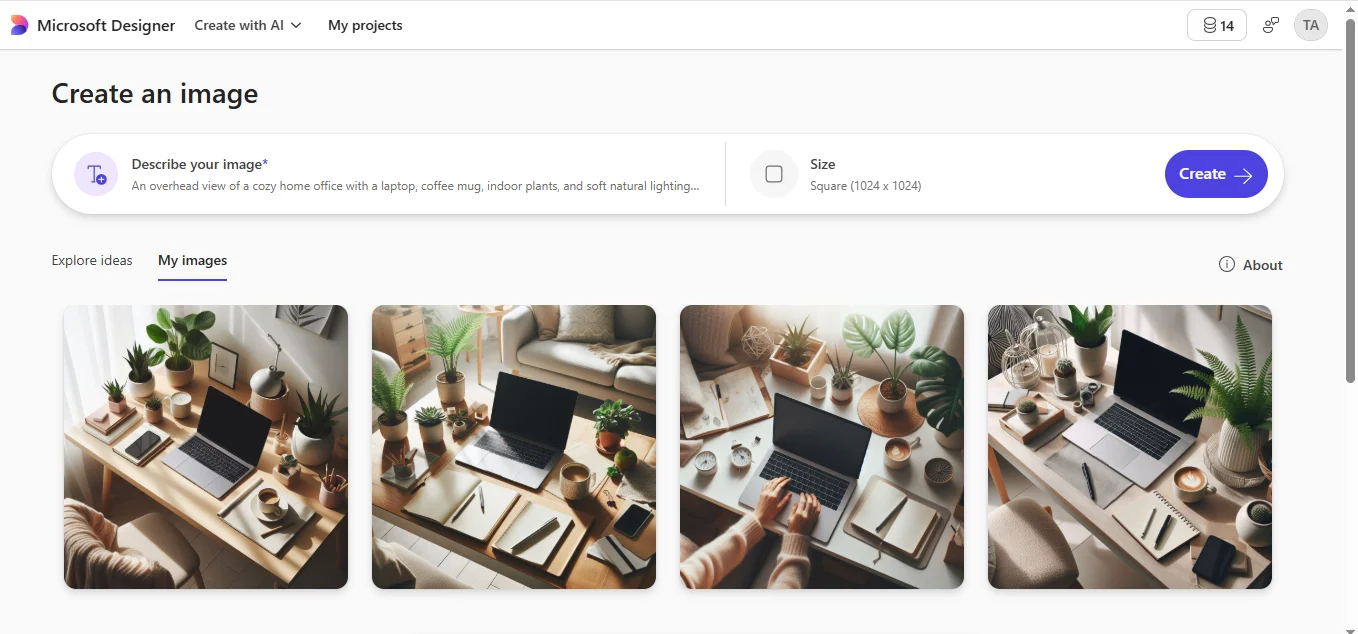 Generate Images with Copilot Visual Creator
