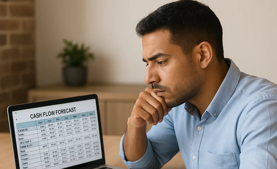 cashflow forecast template excel