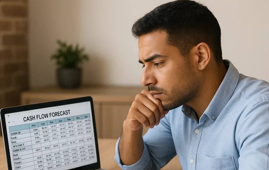 cash flow forecast template excel