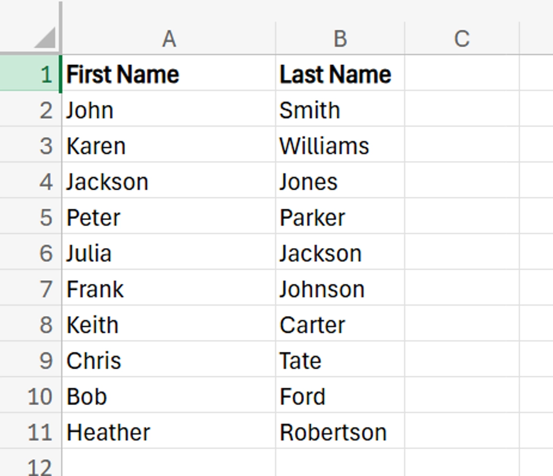 Split First & Last Names in Excel Text to Columns, Formulas & Tips